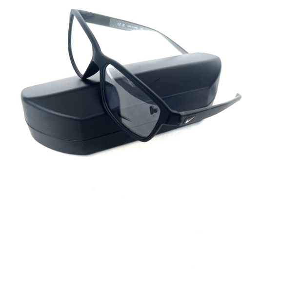 New NIKE Frames Matte Black 7092 010 55 14 140 Live Free Acetate Menβs Glasses - Picture 2 of 9